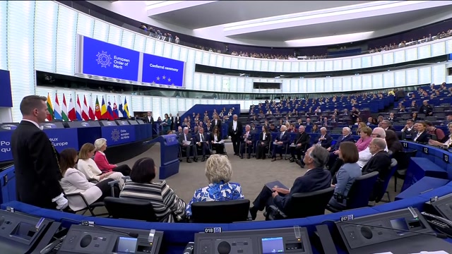 European Order of Merit - Conferral ceremony: conferral of the distinctions to the Honourable Member of the Order of Merit laureates by Roberta METSOLA, EP President and Ursula von der LEYEN, President of the European Commission